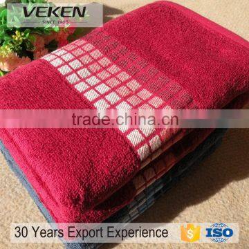 veken products 10 years export experience absorbent red beach towel