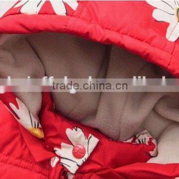 2016 Baby Girls Fashion Design Down Jacket With Hood photo-4