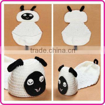 knitting baby photogrpahy props cheap newborn baby clothing set baby beanie photo props