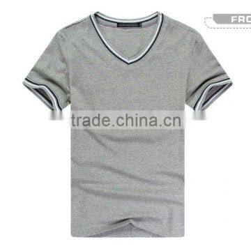 2012 stylish v neck men t shirt