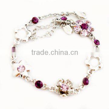 Bracelet BL-00074,tender feelings purple language bracelet