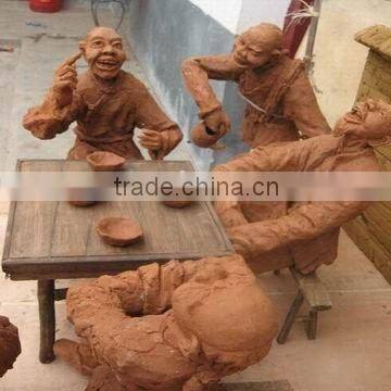 personalize clay character/ handmade resin statue