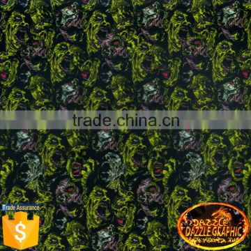 Wholesale Dazzle Graphic No.DGMA178-1 Zombies Pattern Hydro Dipping Film Water Transfer Printing Film Hydrographics