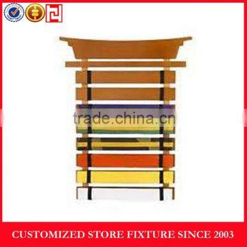 Fashion wooden belt display stand