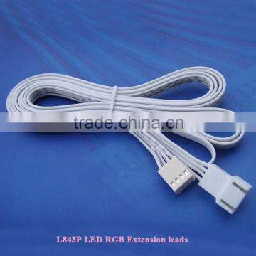 SMD LED strip 4 pin rgb led strip connector extension connecting cable