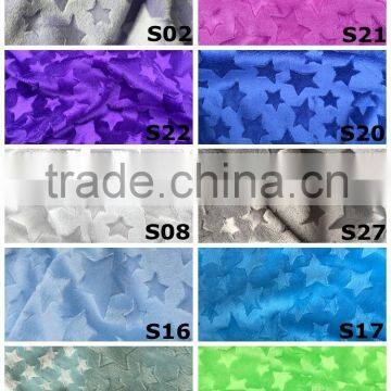 China Professional Minky Producer 14 Colors Cuddle Soft Star Minky Material photo-6