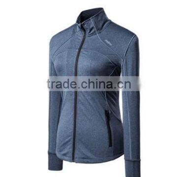 2016 wholesale OEM women fashional sport jacket/high spandex jacket