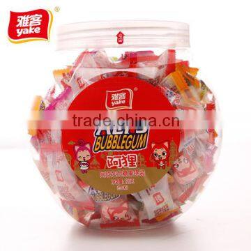 Yake ball bubble gum with fruit flavor