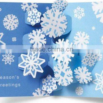 Lovely Christmas card, greeting card printing in China