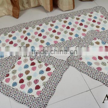 Aw24 Patchwork Car Seat Mats 3 PCS