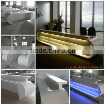 Customized for clients reception counter/office reception desk/used reception desk