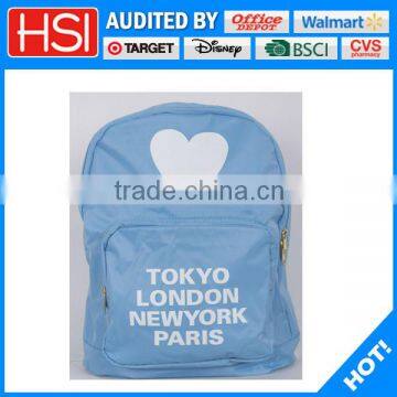 cheap factory price custom logo printed promotional rucksack backpack