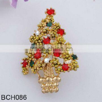 2012 Fashion Cheap Brooch Of Christmas Tree