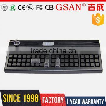GS-KB95 GSAN 95 Keys POS Programmable Keyboard With Mag Card Reader photo-2
