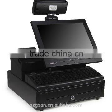 supermarket cashier system (with printer /scanner/cash drawer together)