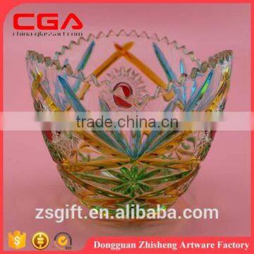 Exquisite Wholesale Christmas Handicrafts Glass Candle Holder Christmas Decoration Xmas Gift photo-3