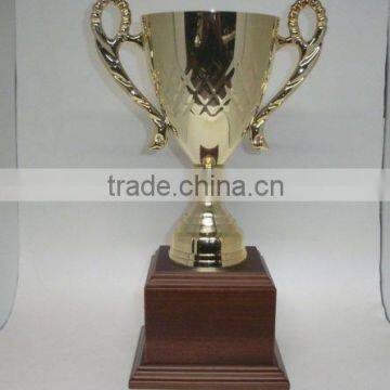 Metal Brass World Globe Large World Cup Award Trophy With Logo Engraving photo-2