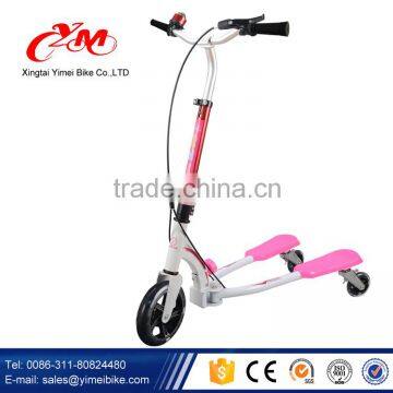 2016 riding on push baby scooter with brake /cheap kid scooter 3 wheel / big wheels children scooter