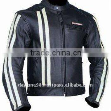 DL-1197 Leather Motorbike Racing Jacket