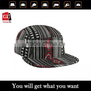 Professional OEM your design stylish flat brim custom floral 6 panel snapback hats wholesale