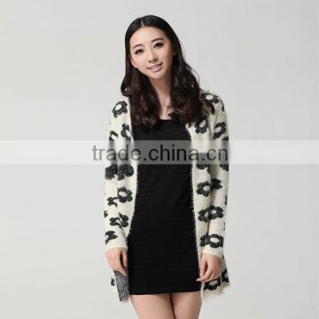 long coat of ladies new design fashion coat