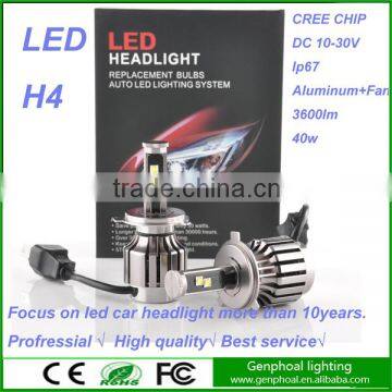 2015 Newest High Power Car h4 Led Headlight Bulbs