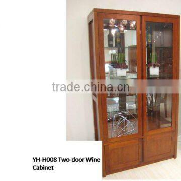 Cherry 2 door Wine Cabinet Solidwood Indian Style Furniture