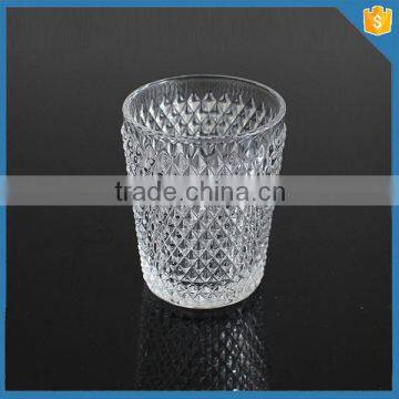 LXHY-T065 Double Old Fashioned Drinkware diamond crystal wine glass Juice tumbler Glass