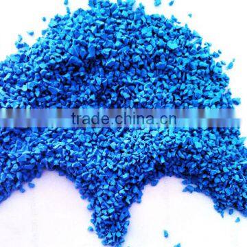 Blue epdm granules/green epdm chips/red crumb rubber/rubber sheet for flooring-g-y-151221-4