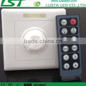 LED Lighting Intelligent Dimming Controller,With Infrared 12 Key Panel Dimmer,LED Dimmer 220V Remote