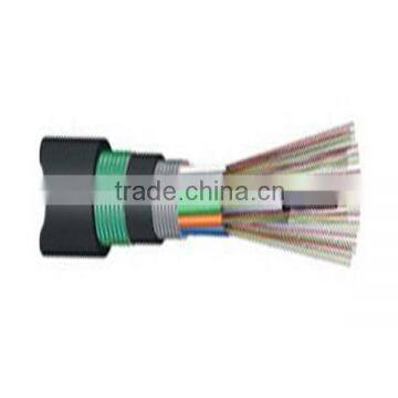 Outdoor Metallic Aerial and Duct Fiber Optical Cable 12 core Single Mode Armored fiber cable GYTS