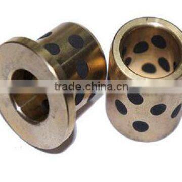 Customized Solid Lubricant Brass Graphite Bushing photo-4