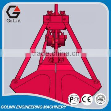 hydraulic single rope double disc grab