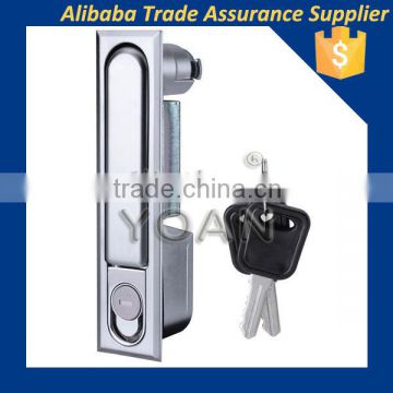 black zinc electrical door panel electronic cabinet handle lock