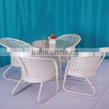 Hot Style Synthetic Outdoor Rattan Coffee Table Set Furniture - Poly Rattan Coffee Set photo-3