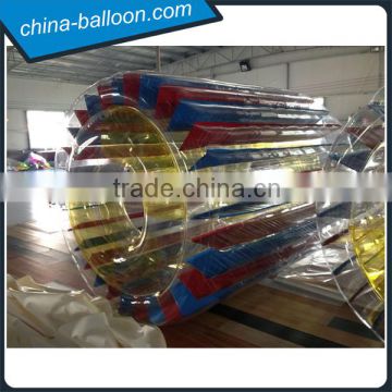 Colorful transparent inflatable water walking roller ball for adult and kids