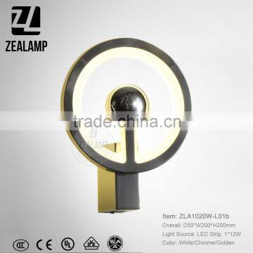 Modern Simple Style LED Acrylic Light Cube Wall Lamp 1 Lights Circle photo-2