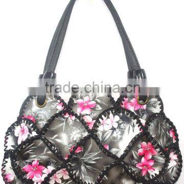 2016 Fashion Trends Ladies Bags Ladies Handbag Cowhells Material Crochet Technic Best Quality