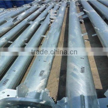 Export the hot dip galvanized power distritution poles