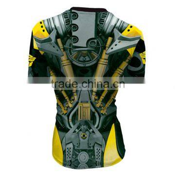 Avengers United States Super Hero Clothing Apparel Shorts Sports Running Tights Spandex Slim 3D Printing t Shirt photo-3