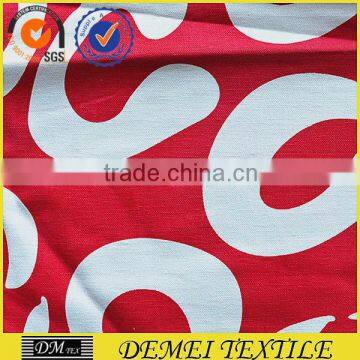 printed textile sofa fabric pattern and red