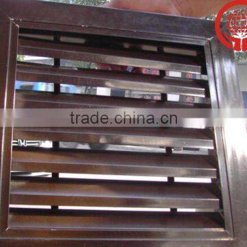 wooden veins aluminum square reture grille