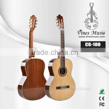 39 inch Solid Spruce Classical Guitar handmade musical instrument