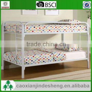 Popular military dorm use metal twin over twin bunk bed - White TT-19