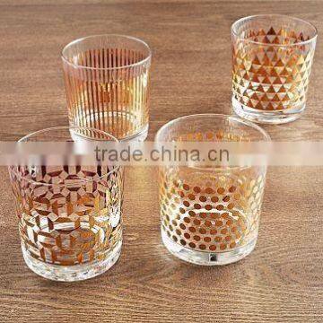 Metallic Whiskey Glass Drinking Glasses photo-2