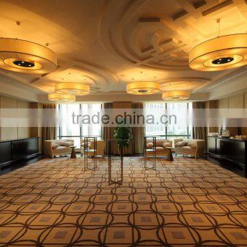 5 star hotel carpets 100%New Zealand wool carpet for banquet hall