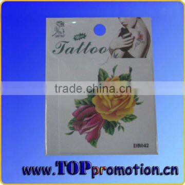 Chinese peony temporary tattoos