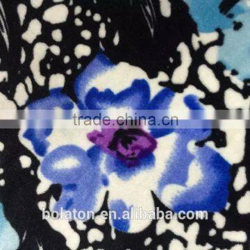 Plain Flowers Printed Fabric Velvet for Adults Age Group/ China Manufacturer photo-5