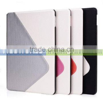 'S' pattern PU leather tablet cases fit for apple ipad air 2