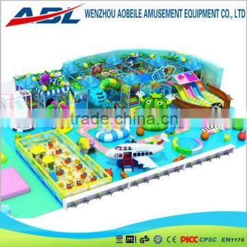 Children plastic tubes fantastic small indoor playground for preschool kids